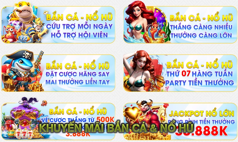 Khuyến Mãi Bắn Cá Và Nổ Hũ